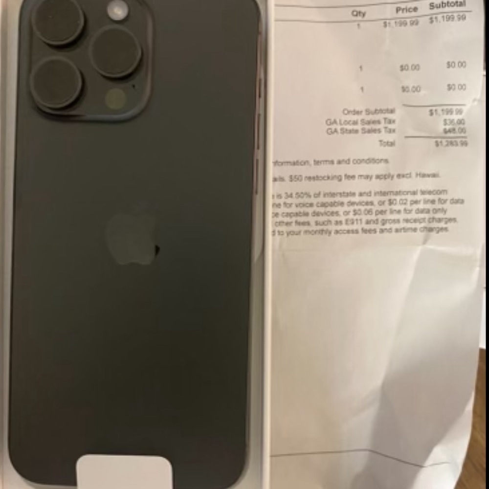 Iphone 15 pro max 256g Verizon brand new still in box
